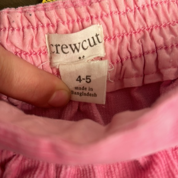 🍭Crewcuts pink corduroy girl’s skirt with side pockets. Like new. Size: 4-5 - Picture 7 of 9